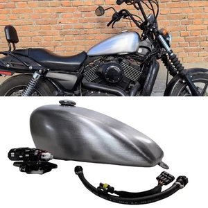 8L Unpainted Silver Petrol Fuel Tank For Harley Davidson Street 750 2015-2020 - Picture 1 of 11