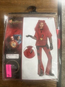 Disney Descendants The Rise Of Red Deluxe Halloween Kids Red Costume 7-8 Sz Med - Picture 1 of 2