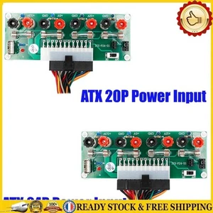 20/24 Pins ATX Transfer Board with USB 5V Port 12V 5V 3.3V for Desktop Computer - Afbeelding 1 van 6