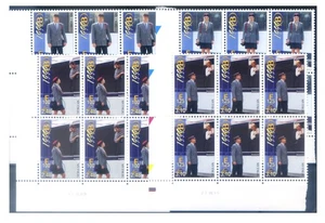 Belgium. Rail parcels. 1999 uniformed staff. Blocks of 6. - Picture 1 of 1