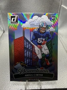 2025 Donruss Football Abdul Carter Rookie Jumbo oversize Downtown NY Giants RC - Foto 1 di 2