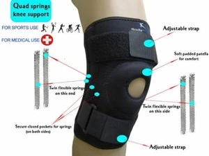 Kniebandage NHS Einsatz Unterstützung Neopren Patella Stabilisierungsgürtel verstellbarer Riemen UK - Bild 1 von 7