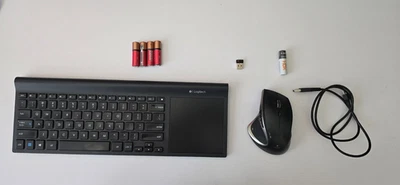 Logitech TK820 Wireless Keyboard + M-R0007 Mouse Bundle w/ Charge Cable - Image 1 of 3