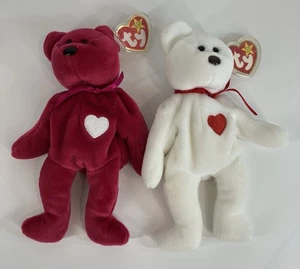 Ty Beanie Babys Paket (2 Teile) Valentino und Valentina - Bild 1 von 13