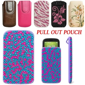 Premium Luxus Leder Pull Up Tab Tasche Handy Hülle für Nokia Stoßfest Cover - Bild 1 von 7