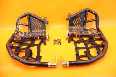 2008 - 2014 Kawasaki Kfx450r Nerf Bars Foot Pegs Heel Guards And Brackets Foto 1 de 4