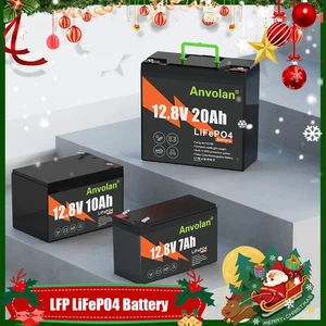 Batería 12V LiFePO4 7Ah12Ah 20Ah batería de litio BMS barco RV instalación solar autocaravana - Imagen 1 de 31