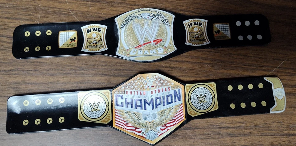 3 WWE Championship Title Slap-Band Series 1 United States Champion Spinner NXT Foto 1 de 1