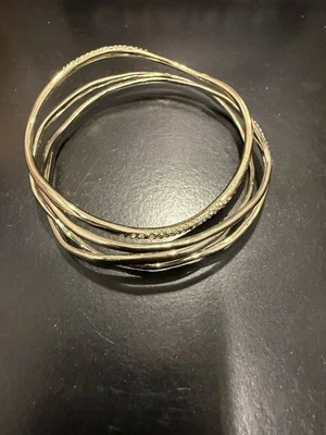 Juego de brazaletes de oro y plata Alexis Bittar Foto 1 de 4