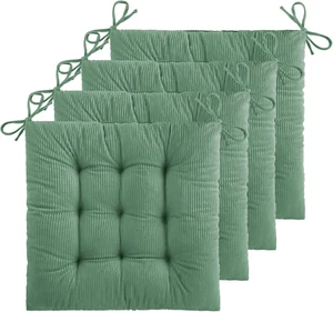 4 Pack Chair Cushions for Dining Kitchen Chairs 18 Inches Seat Cushion Pads Warm - Picture 1 of 7