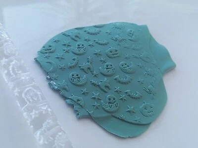 Halloween Pattern Clay Texture Roller | Acrylic Embossing Rolling pin - image 1 of 4