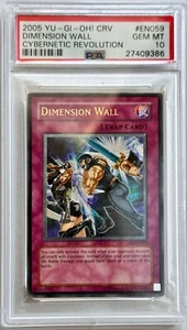 Yu-Gi-Oh! PSA 10 GEM-MT 'Dimension Wall' CRV-EN059 ~ULTIMATE RARE~ ONLY 1 - Picture 1 of 3
