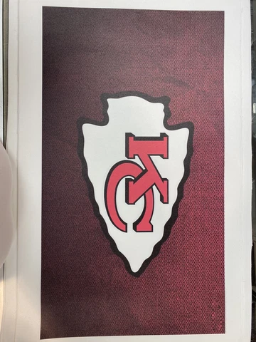 Kansas City Chiefs Poster 2023 Football Wall Art Print Decor Home water Proof Cover