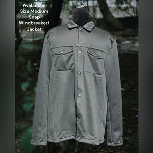 Avalanche, Size Medium, Black, Snap Up Out Doors Windbreaker. NWT @20 - Picture 1 of 10