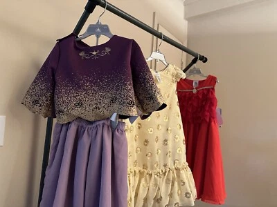 Disney Princess Adaptive Dress Set Small Moana Jasmine Snow White Wheelchair - Image 1 of 4