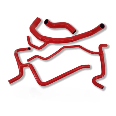 Red Silicone Radiator Hose Kit For 2012-2013 Charger Chrysler 300C SRT8 6.4L V8 — 第 1/4 张图片