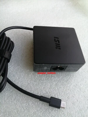 New Original OEM MSI 100W USB-C Adapter for MSI Prestige 15 A12UD-005 A21-100P1A - Image 1 of 3