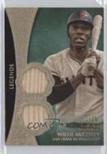 2019 Topps Tier One Legends Dual Relics /25 Willie McCovey #T1LDR-WM HOF