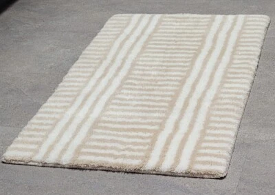 Jimmy Macadamia Beige Badteppich Badematte 60x90cm. REDUZIERT von UVP:37,95€ - Bild 1 von 4