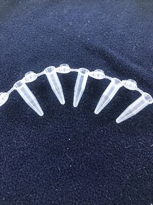 Geocaching Nano Containers (5-Pack) — Clear Cone Shape w/Caps — New - Image 1 of 3