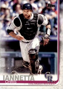 2019 Topps Chris Iannetta . Colorado Rockies #346