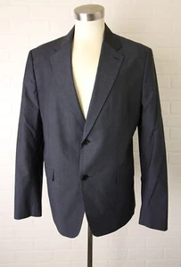 Theory Mens Navy Blue Pin Stripe 2 Button Blazer Sport Coat Jacket 44 - Picture 1 of 9