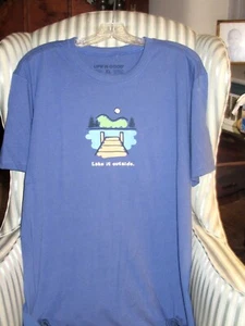 NWT LIFE IS GOOD MEN S/S LIGHTWT..MOUNT/LAKE "LANDSCAPE"..LAKE IT OUTSIDE" (XL) - Bild 1 von 4