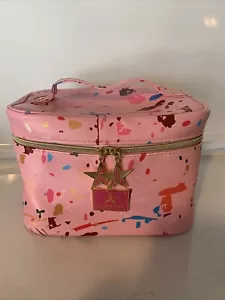Borsa da viaggio trucco cosmetici Jeffree Star Jawbreaker cerniera oro rosa - Foto 1 di 9