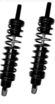 "Amortiguadores de suspensión de bobina LEGEND 1310-1112 Revo Harley Sportster 12"" negros" Foto 1 de 2