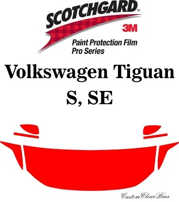3M Scotchgard Paint Protection Film Pro Series 2022 2023 2024 Volkswagen Tiguan - Image 1 of 3