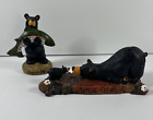 Bearfoots Bear Big Sky Carvers Cubs Figurines Little Dream Big Fish Jeff Fleming