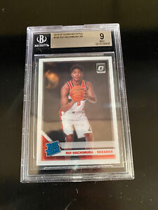 Rui Hachimura 2019-20 Donruss Optic #188 basketball card BGS 9