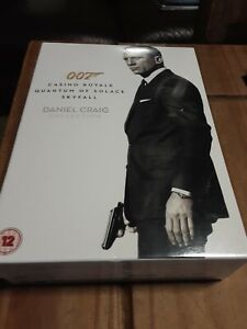 007 DVD Box Set  Casino Royale/Quantum of Solace/Skyfall Daniel Craig New Sealed