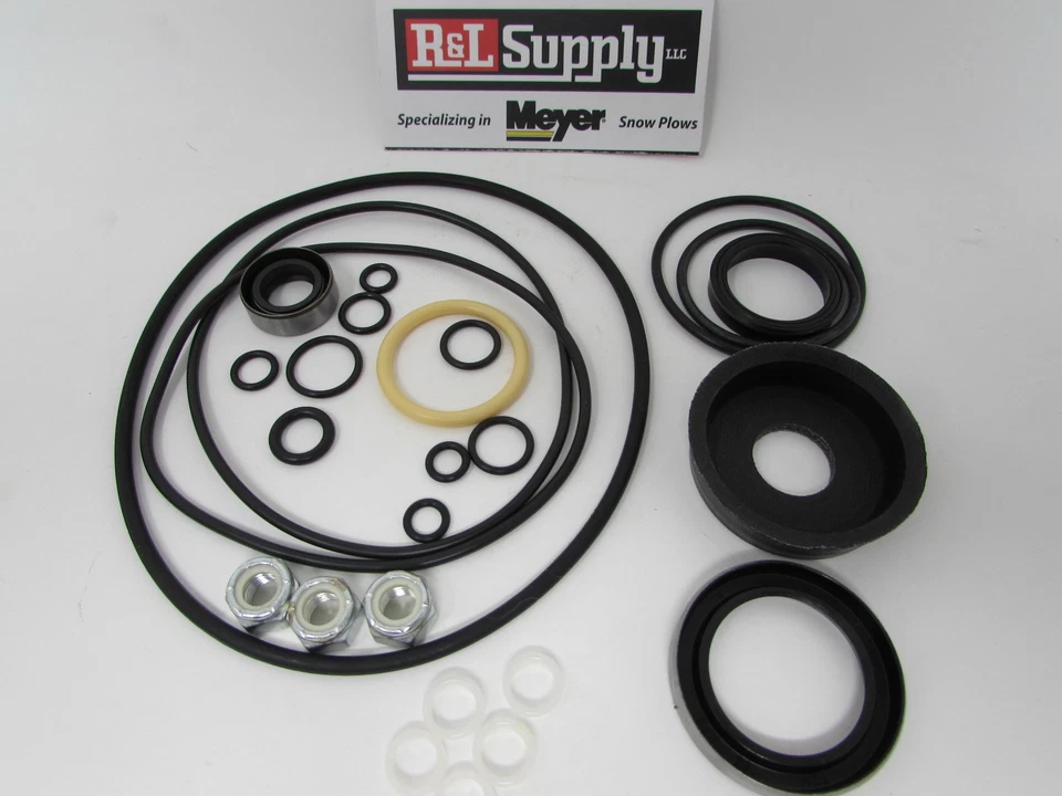 MEYER SNOW PLOW PUMP E50 V66 E60 E60-H E61-H BASIC SEAL KIT W/ NUTS 15707 - Image 1 of 1