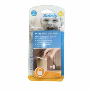 Safety 1st Cabinet & Drawer Wide Grip Latches Pack of 7 Locks Latches 48444 - Picture 1 of 2