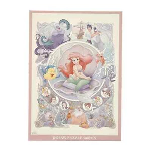 Disney store Jigsaw Puzzle 500 Piece Disney THE LITTLE MERMAID 35th Ariel - Picture 1 of 4
