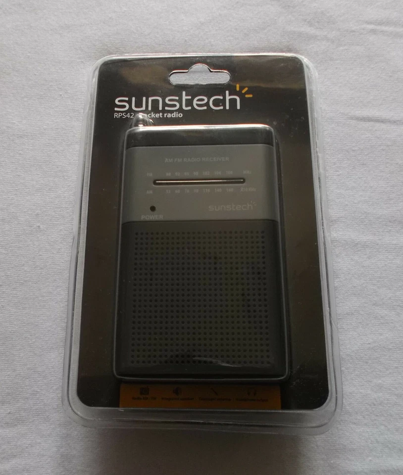 Radio de bolsillo analógica Sunstech RPS42 - Pocket radio - Imagen 1 de 2