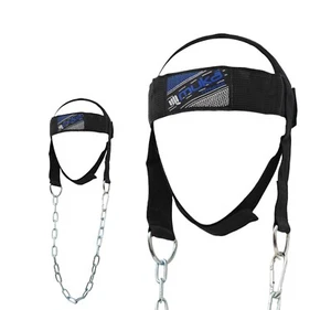 Arnés para cabeza de levantamiento de pesas Muka gimnasio entrenamiento ejercicio entrenamiento con correa para el cuello - Imagen 1 de 6