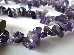 SCHMUCK-STCK Splitterkette 90cm verschiedene Amethyst Turmalin Aquamarin Peridot - Picture 1 of 33