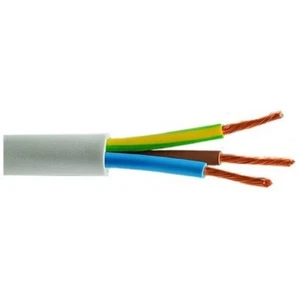 Cavo tripolare 3 x 1mm isolato colore bianco vendita al m - Foto 1 di 1