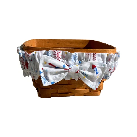 4th of July SUMMER FUN GARTERS and HANDLE TIES for Longaberger Collectors S-M-LG Cover