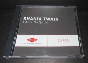 I AIN'T NO QUITTER by SHANIA TWAIN-Rare PROMOTIONAL CD Single w/ Lyrics--CD - Picture 1 of 12
