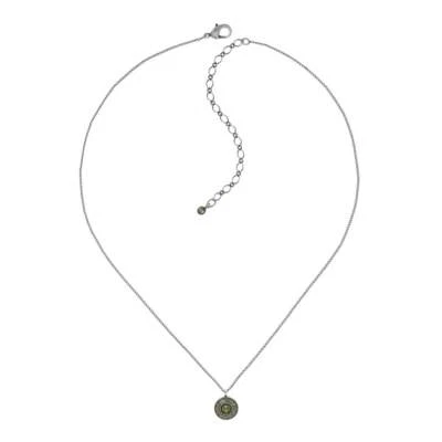 Colar Konplott Spell on You verde/amarelo prata antiga - Imagem 1 de 4