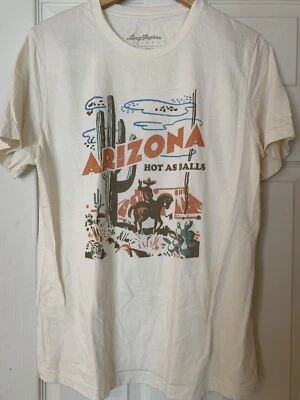 Arizona Hot As Balls Light Cotton Tee Size L Lucy Jaynes - Image 1 of 4