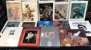 USPS Lote de Anuarios Colección de Sellos Conmemorativos con Sellos 1986-1999 - Imagen 1 de 15