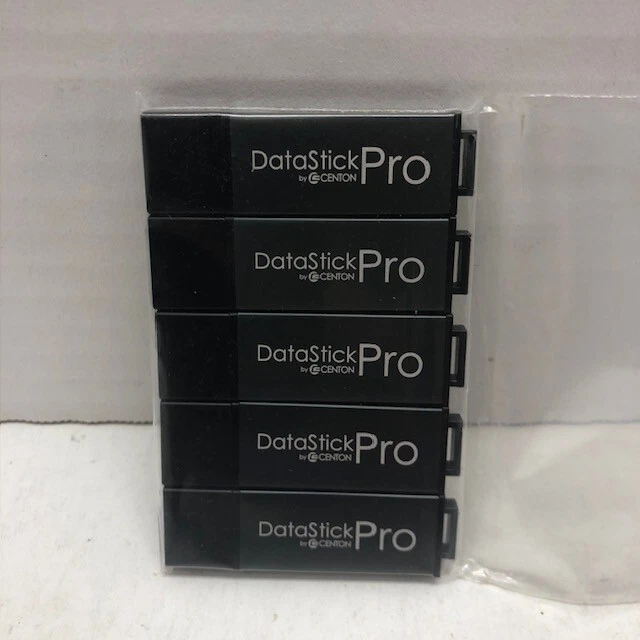 16GB Centon DataStick Pro USB 2.0 Flash Drives S1U2P5165B 5-Pack Gray - NEW! - Image 1 of 4