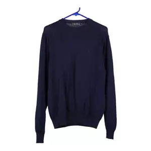 Conte Of Florence Jumper - Medium Navy Cotton - Picture 1 of 10