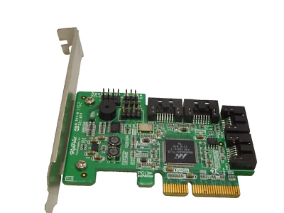 HIGH POINT ROCKETRAID 2640X4 PCI-EXPRESS 4 PORT TO SAS HOST ADAPTER #GK9108 - Bild 1 von 2