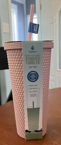 Manna 24oz Studded Tumbler Reusable & Eco-Friendly Pink - A0161 - Picture 1 of 6