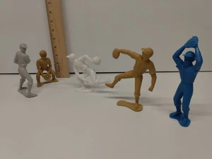 5 - 6" Vintage Toy Baseball Action Figures - Picture 1 of 12